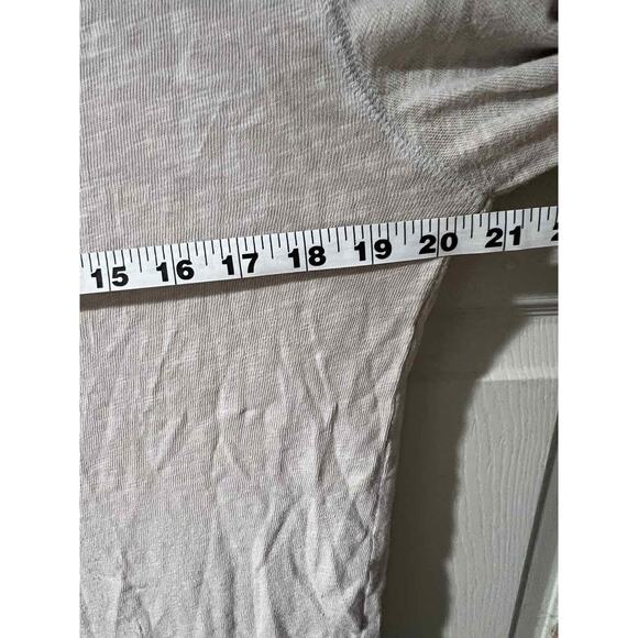 Marc Anthony Henley Shirt Snap Long Sleeve Cotton Blend Beige Size M A001735 - Picture 4 of 5